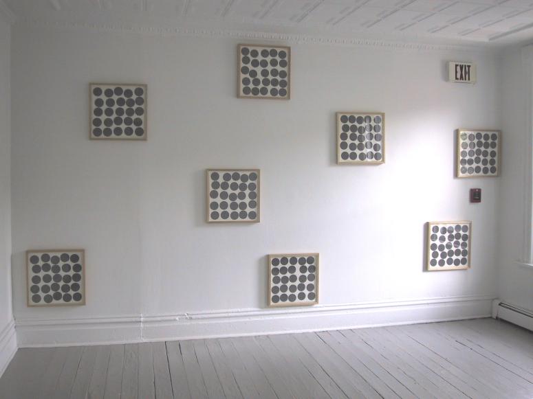 Digital image IRC.2013.00477 showing Kathleen Montgomery's installation, Peonies in Winter, Spring in Cranford, at the Mattress Factory, 2003.