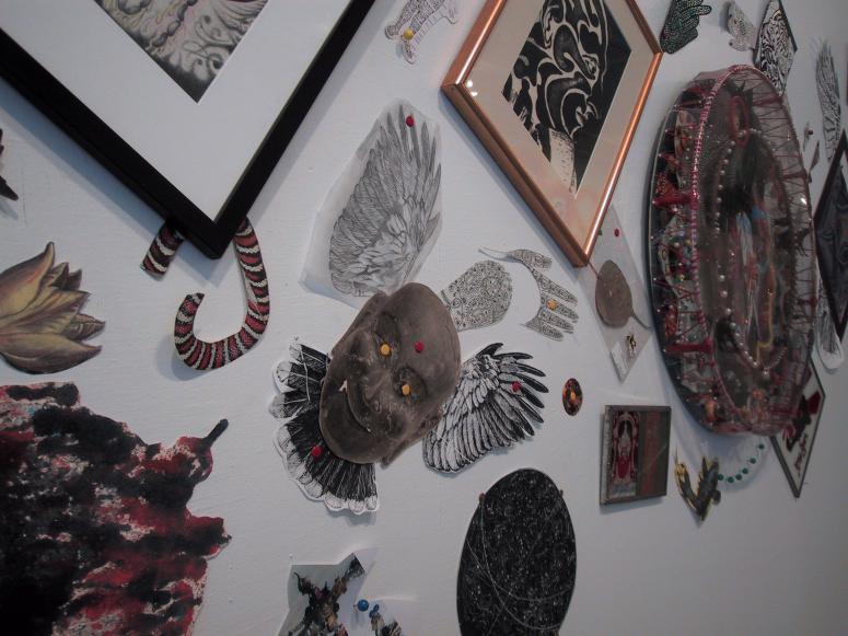 Digital image IRC.2013.00138 showing Nick Bubash's installation, O. G. Tattooing, at the Mattress Factory, 2003.