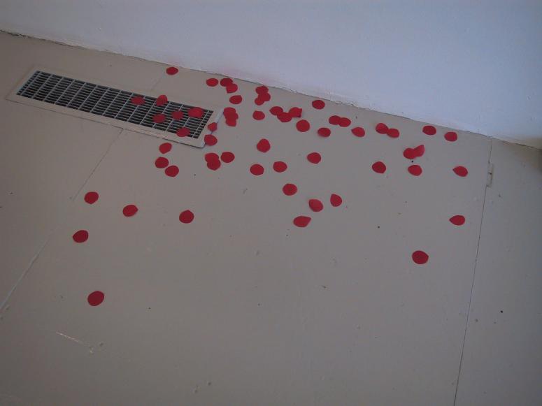 Digital image IRC.2013.00049 showing Pamela Bryan's installation, Satisfaction, at the Mattress Factory, 2003.