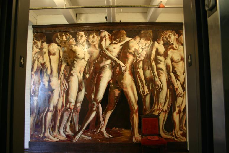 Digital image IRC.2012.07121 showing Thommy Conroy's installation, Yes, Let's Go, at the Mattress Factory, 2005.