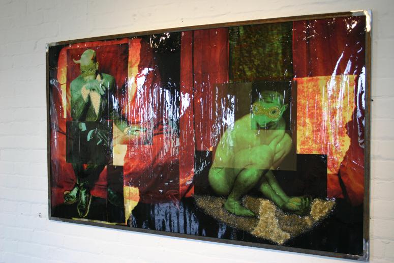 Digital image IRC.2012.07134 showing Gavin Benjamin's installation, Nancy Boys, at the Mattress Factory, 2005.