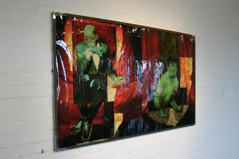 Digital image IRC.2012.07133 showing Gavin Benjamin's installation, Nancy Boys, at the Mattress Factory, 2005.