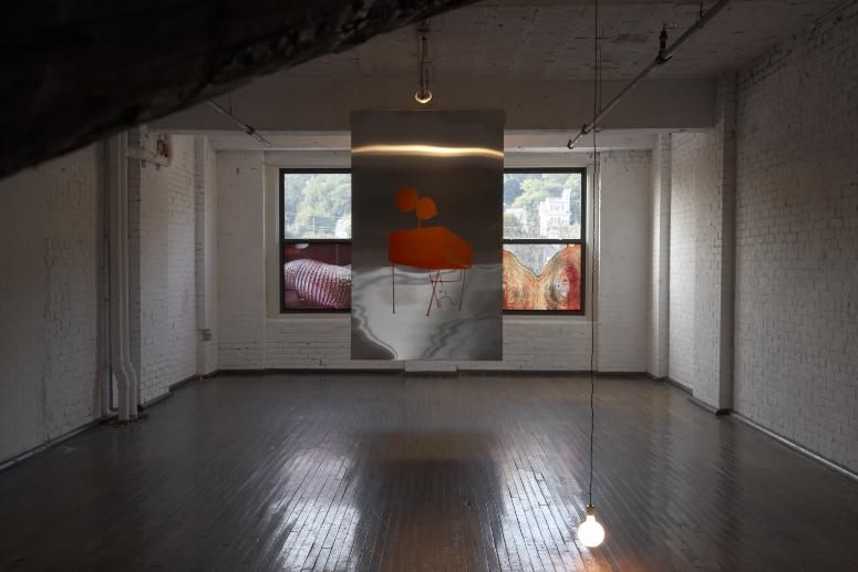 Digital image IRC.2012.05610 showing Raqs Media Collective's installation, Time Book, at the Mattress Factory, 2007.