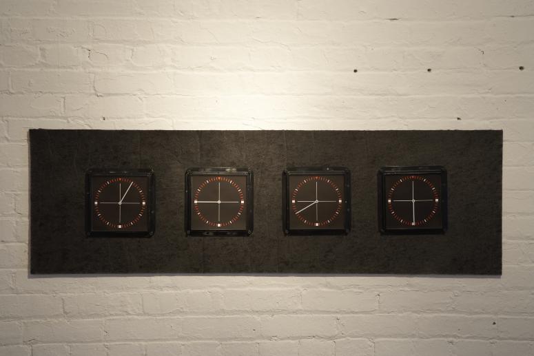 Digital image IRC.2012.05625 showing Raqs Media Collective's installation, Time Book, at the Mattress Factory, 2007.