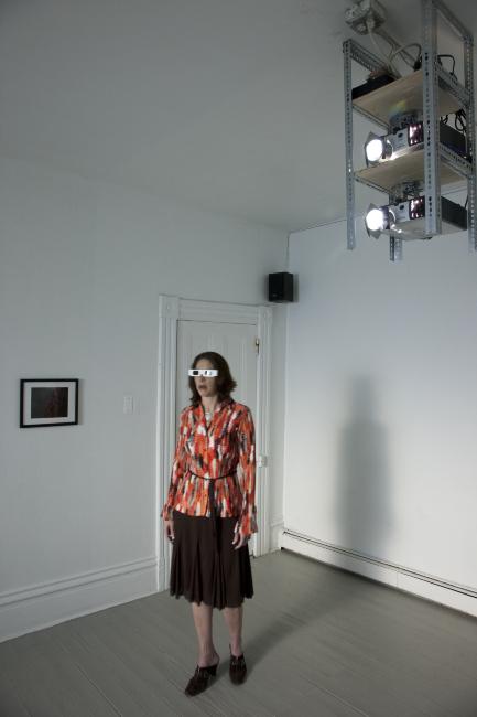 Digital image IRC.2012.05278 showing Bea McMahon's installation, InDivisible, at the Mattress Factory, 2010.
