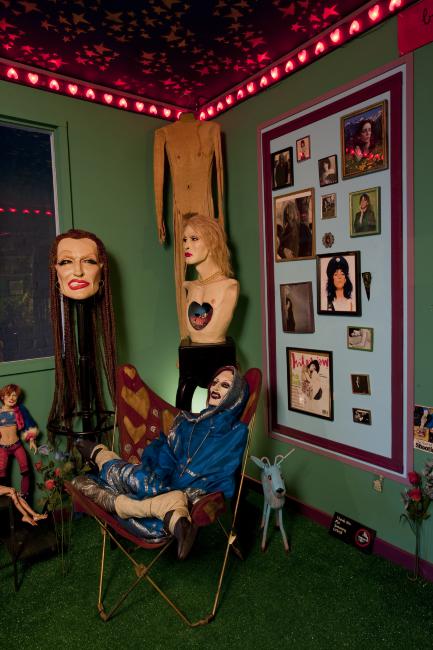 Digital image IRC.2012.04935 showing Greer Lankton's permanent installation, It's all about ME, Not You, at the Mattress Factory, 2009.