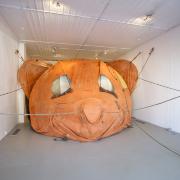 Digital image IRC.2012.04622 showing Brian Griffiths' installation, The Body and Ground (or Your Lovely Smile), at the Mattress Factory, 2010.