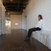 Digital image IRC.2012.04452 showing Anita Dube's installation, 5 Words, at the Mattress Factory, 2007.