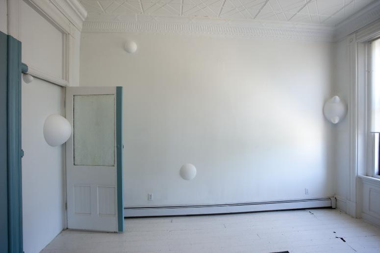 Digital image IRC.2012.04482 showing Patricia Villalobos Echevarría's installation, Parasite (40°27’25”N 80°00’48”W), at the Mattress Factory, 2009.