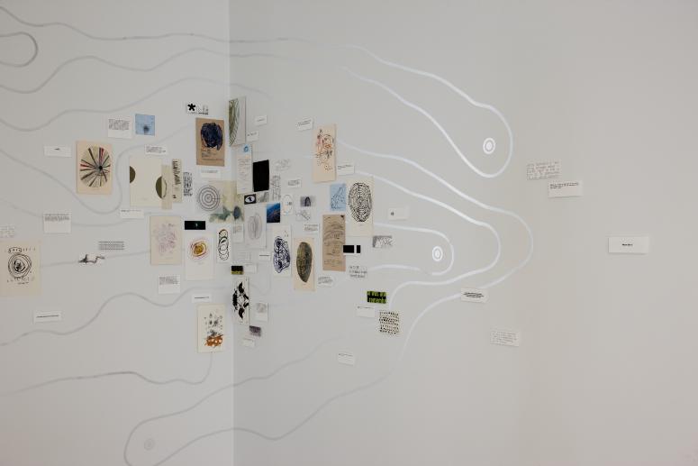 Digital image IRC.2012.04285 showing Nayda Collazo-Llorens's installation, Unfolding the Triangle, at the Mattress Factory, 2009.