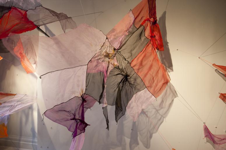 Digital image IRC.2012.04321 showing Amber Coppings's installation, Echoes of Objects, at the Mattress Factory, 2009.