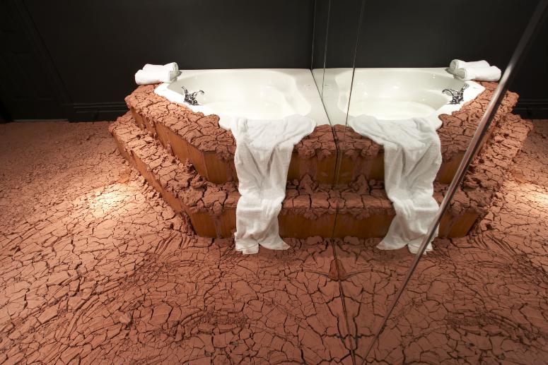 Digital image IRC.2012.04242 showing Krishnaraj Chonat's untitled installation at the Mattress Factory, 2007.