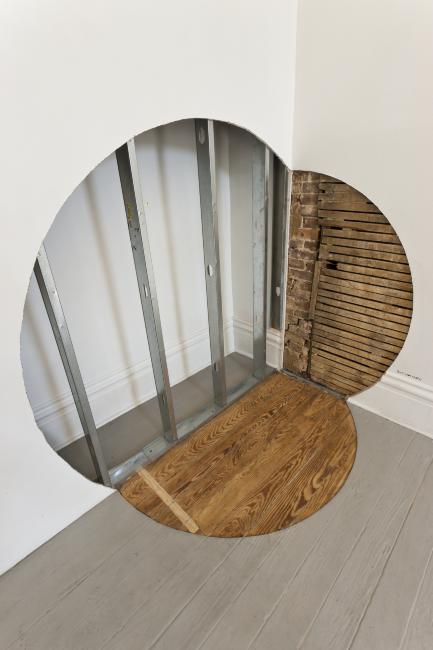 Digital Image IRC.2012.04035 showing Nina Marie Barbuto's installation, Glory Holes, at the Mattress Factory, 2012.