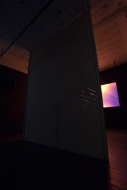 Digital image IRC.2012.04110 showing Danny Bracken's installation, What You Can See from the Light, at the Mattress Factory, 2010.