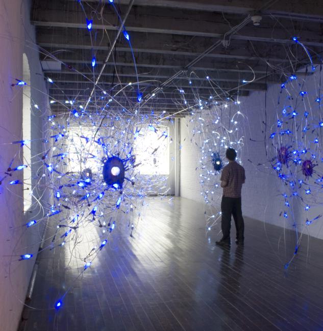 Digital image IRC.2012.04015 showing Deborah Aschheim's installation, On Memory, at the Mattress Factory, 2006.