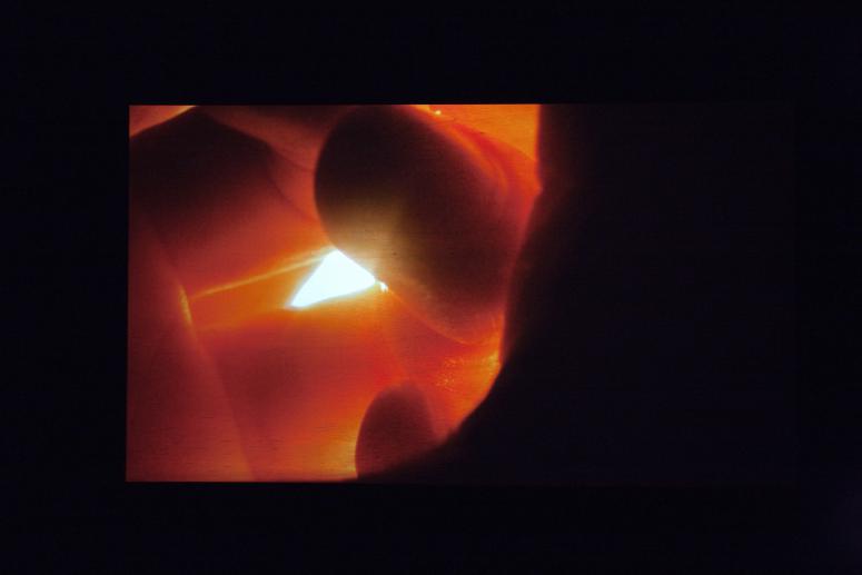 Digital image IRC.2012.04119 showing Danny Bracken's installation, What You Can See from the Light, at the Mattress Factory, 2010.