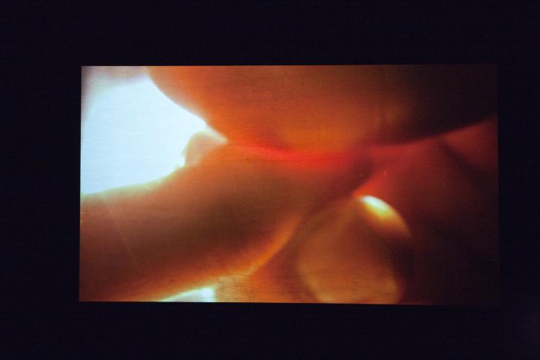 Digital image IRC.2012.04121 showing Danny Bracken's installation, What You Can See from the Light, at the Mattress Factory, 2010.