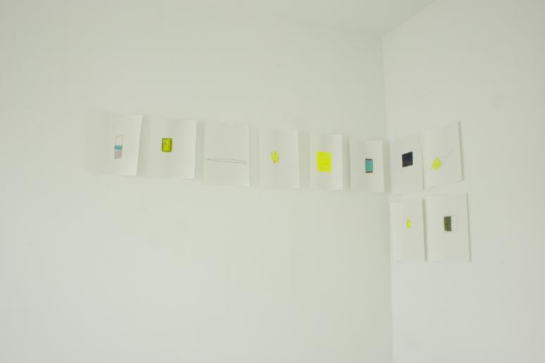 Digital image IRC.2012.03929 showing Natascha Ampunant's installation, Same Place in October (Leaning), at the Mattress Factory, 2006.