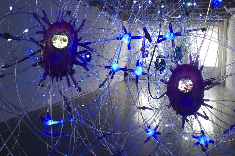 Digital image IRC.2012.04005 showing Deborah Aschheim's installation, On Memory, at the Mattress Factory, 2006.