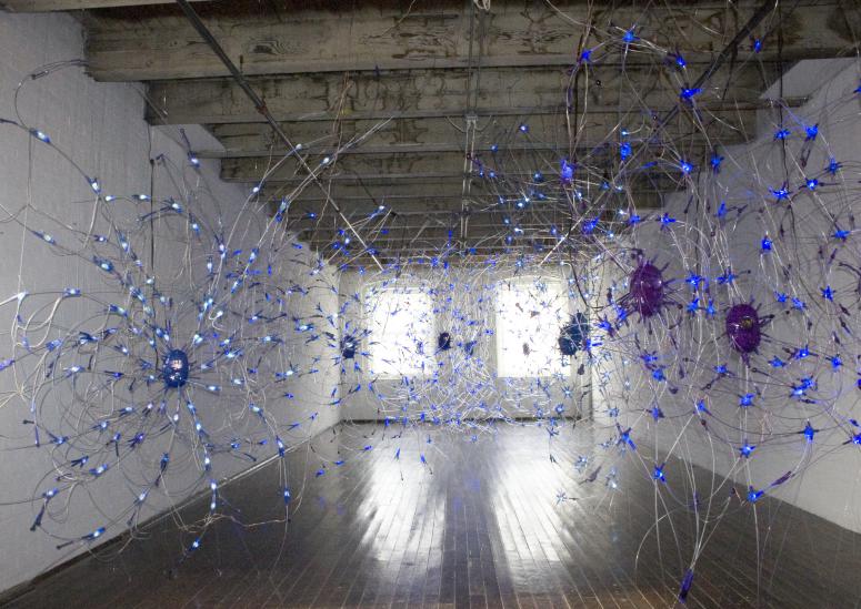 Digital image IRC.2012.04000 showing Deborah Aschheim's installation, On Memory, at the Mattress Factory, 2006.