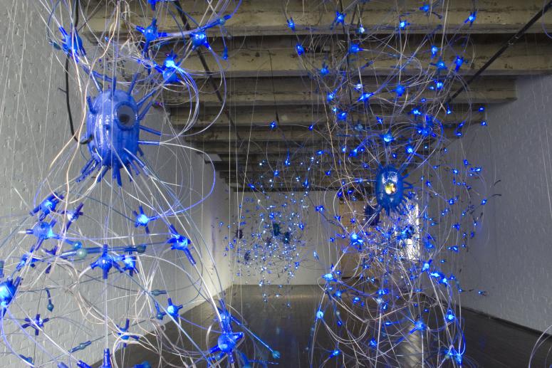 Digital image IRC.2012.04003 showing Deborah Aschheim's installation, On Memory, at the Mattress Factory, 2006.