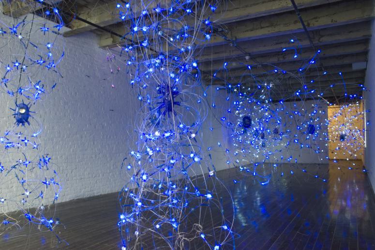 Digital image IRC.2012.04011 showing Deborah Aschheim's installation, On Memory, at the Mattress Factory, 2006.