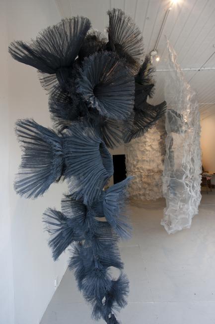 Digital image IRC.2012.03825 showing Atticus Adams's installation, castles in the air, at the Mattress Factory, 2009.