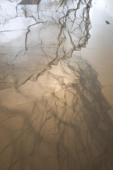 Digital image IRC.2012.03831 showing Atticus Adams's installation, castles in the air, at the Mattress Factory, 2009.