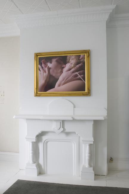 Digital image IRC.2012.03855 showing Anne Angyal's installation, The Hall and Foyer, at the Mattress Factory, 2006.