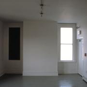 slide IRC.2012.01672 (old number: MON.K-T002) showing Kathleen Montgomery's installation, Toward the Dark, at the Mattress Factory, 1989.