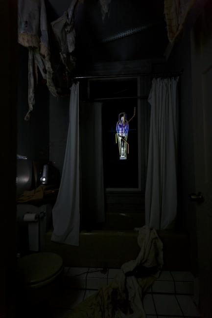 Digital image IRC.2012.06752 showing Mark Bellaire's installation, Vainglorious Stammering, at the Mattress Factory, 2011.