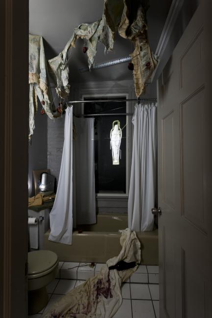 Digital image IRC.2012.06748 showing Mark Bellaire's installation, Vainglorious Stammering, at the Mattress Factory, 2011.