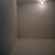 slide IRC.2012.00552 (old number: BRO.V-X001) showing Valerie Brodar's installation, X Knows P, at the Mattress Factory, 1990.