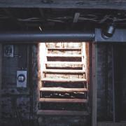 slide IRC.2012.00514 (old number: BOO.K-R001) showing Karla Boos and Dave Bjornson's installation, Rouille, at the Mattress Factory, 2002.