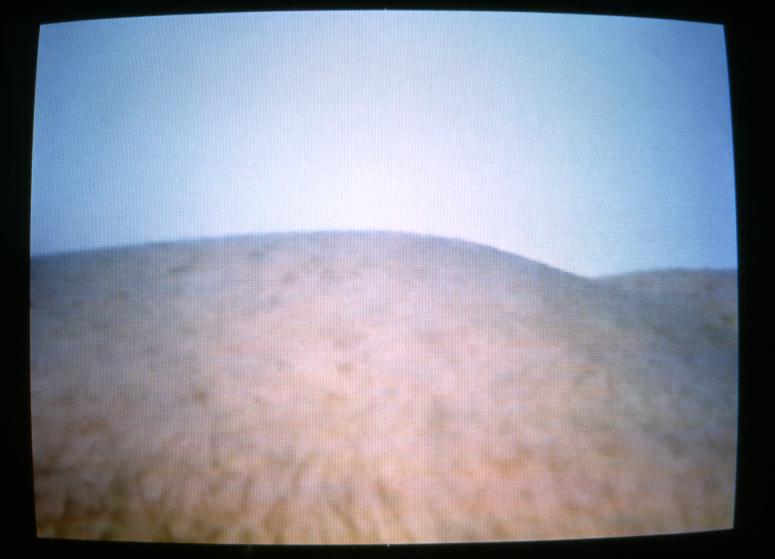 slide IRC.2012.00495 (old number: BLA.D-M008) showing David Blatherwick's installation, Multiple Horizon, at the Mattress Factory, 1998.