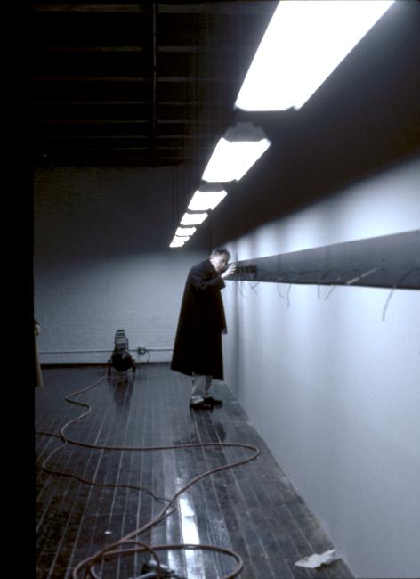 slide IRC.2013.04154 showing Hans Peter Kuhn's installation, Scanner, at the Mattress Factory, 2001.