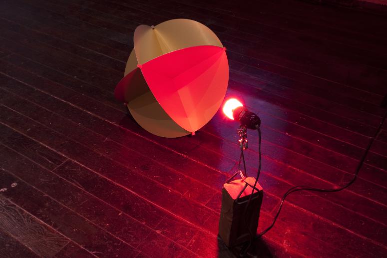 Digital image IRC.2013.03743 showing David Beattie's piece, Reflector, part of his exhibition, Old Light, New Darkness, at the Mattress Factory, 2010.