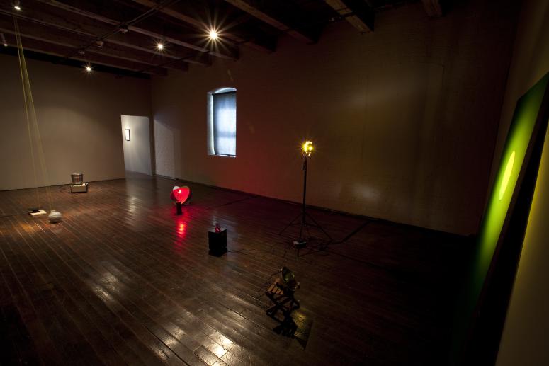 Digital image IRC.2013.03765 showing David Beattie's exhibition, Old Light, New Darkness, at the Mattress Factory, 2010.