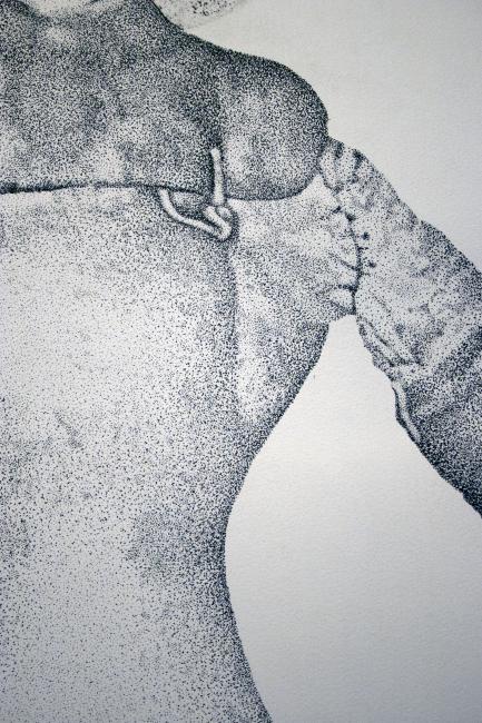 Digital image IRC.2013.03035 showing Charles Benefiel's installation, Hygienic Toys #4, #1, #6, at the Mattress Factory, 2005.