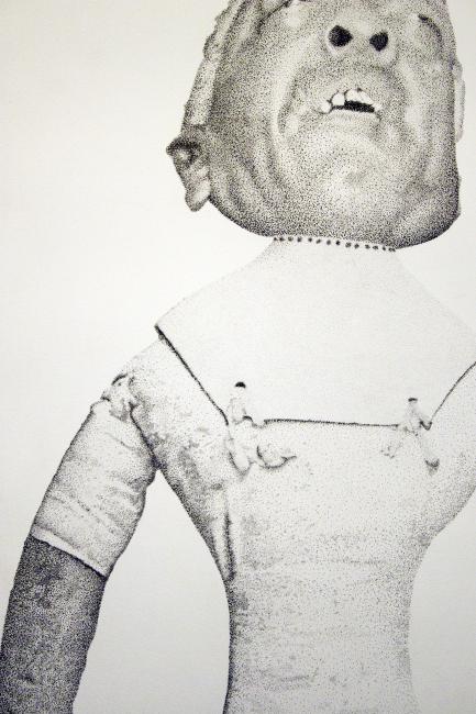 Digital image IRC.2013.03034 showing Charles Benefiel's installation, Hygienic Toys #4, #1, #6, at the Mattress Factory, 2005.