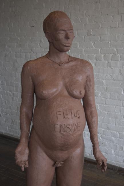 Digital image IRC.2013.02789 showing Edie Tsong's installation, Endless Self-Portrait/Portrait of an Audience, at the Mattress Factory, 2005.