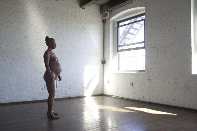 Digital image IRC.2013.02749 showing Edie Tsong's installation, Endless Self-Portrait/Portrait of an Audience, at the Mattress Factory, 2005.
