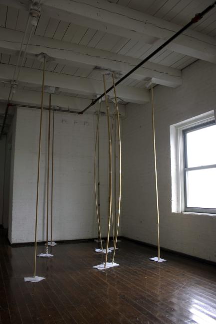 Digital image IRC.2013.02213 showing Emil Lukas's installation, 27 Correspondents, at the Mattress Factory, 2005.