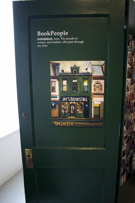 Digital image IRC.2013.01981 showing Jay Dantry's installation, BookPeople, at the Mattress Factory, 2005.