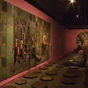 Digital image IRC.2013.01774 showing Nick Cave's installation, A Quarter til Ten, at the Mattress Factory, 2006.